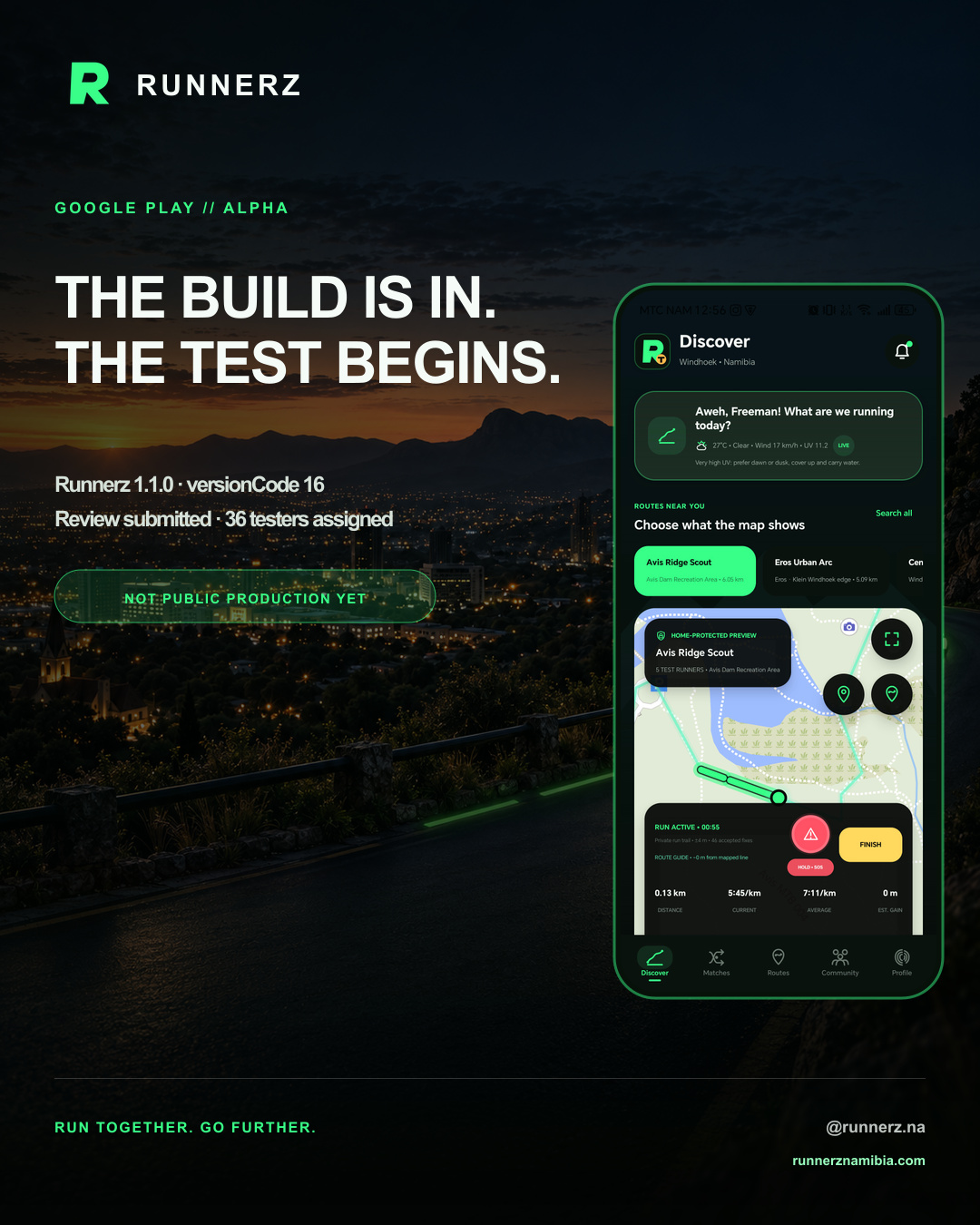 Runnerz Google Play Alpha campaign: the build is in and testing begins